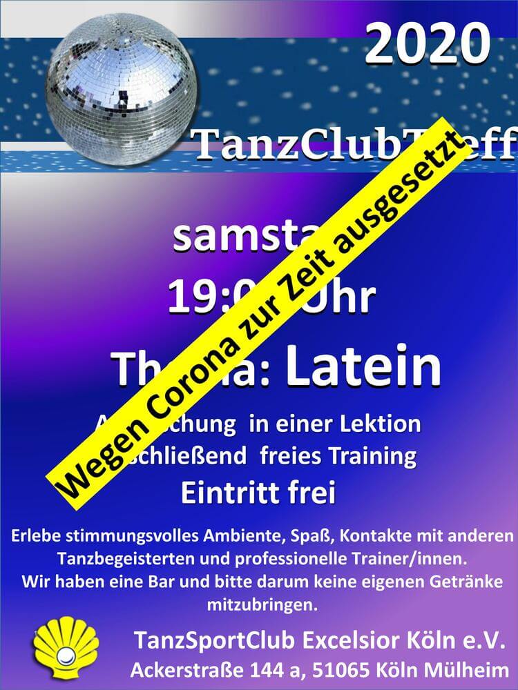 Tanzclub Treff im Excelsior Tanzsportverein e.V. in Köln
